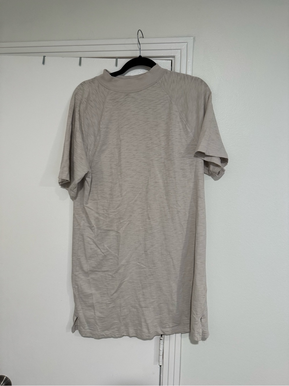 Universal Thread Light Beige Short Sleeve Tee Dress